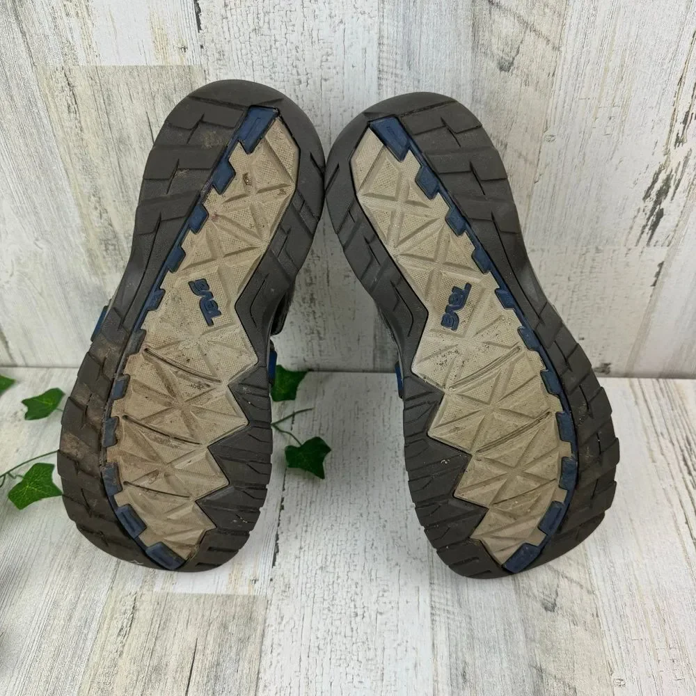 Teva Omnium 2 Brown Blue Men Quick Dry Outdoors Water Shoes Sandals 1019180-BNGC